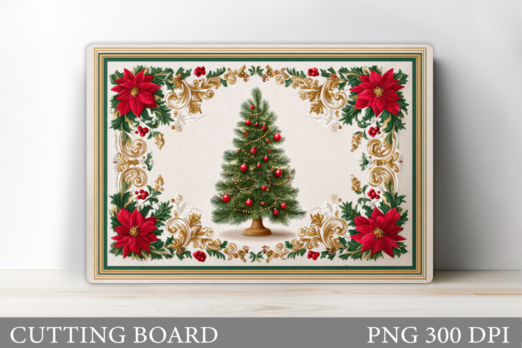 Christmas Tree Cutting Board. Kitchen Cutting Board Design