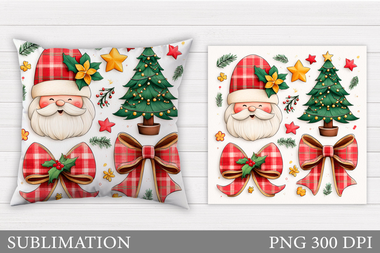 Christmas Pillow Design. Christmas Sublimation