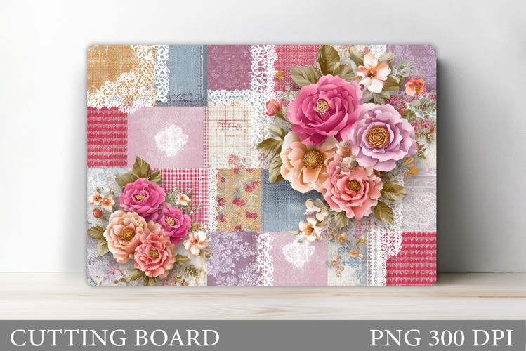 Flowers Cutting Board. Floral Cutting Board Sublimation