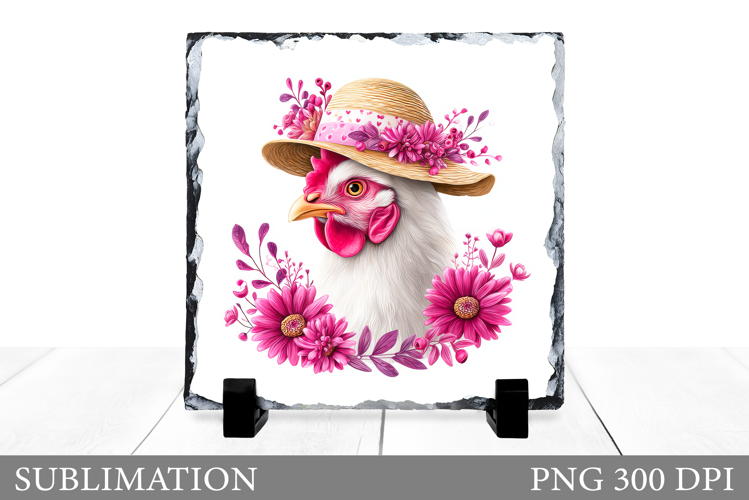 Funny Chicken Slate Design. Funny Chicken Sublimation