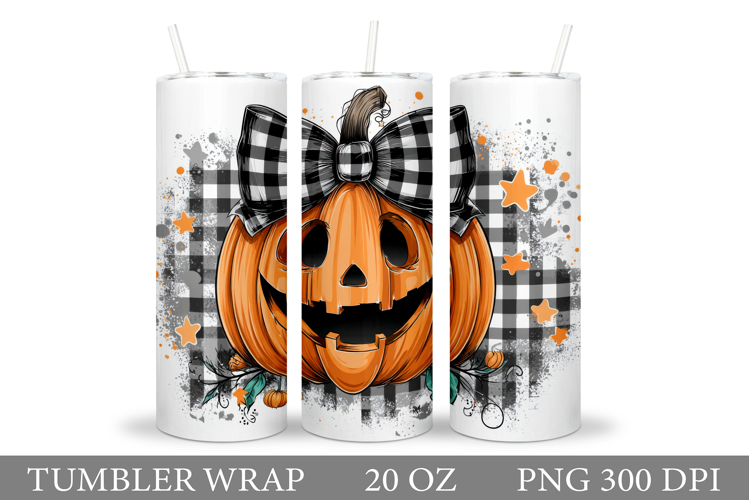 Halloween Pumpkin Tumbler. Halloween Tumbler Sublimation