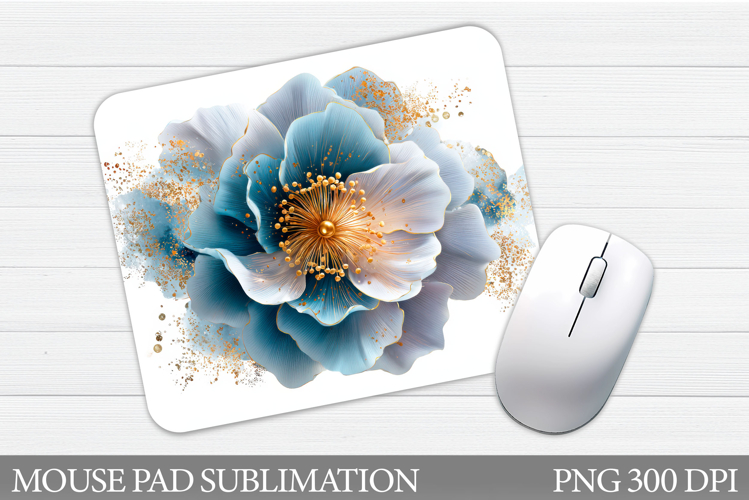 Floral Mouse Pad Sublimation. Flower Mouse Pad Design