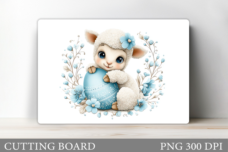 Easter Lamb Cutting Board. Easter Cutting Board Design