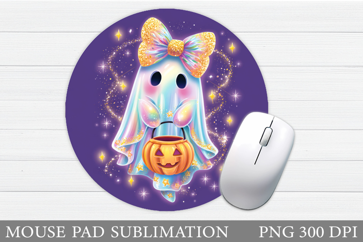 Halloween Ghost Mouse Pad. Halloween Mouse Pad Sublimation