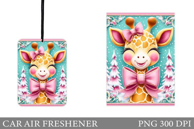 Cute Giraffe Car Air Freshener. Christmas Car Air Freshener