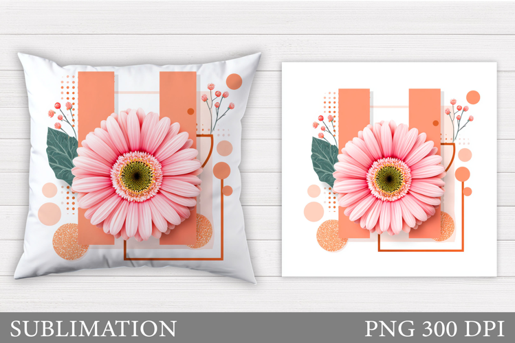 Flowers Pillow Design. Floral Pillow Sublimation