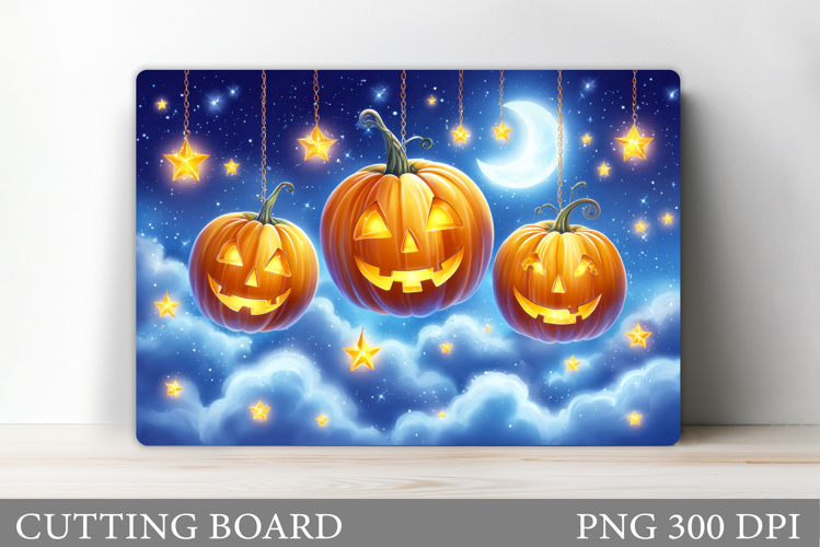 Halloween Cutting Board. Pumpkin Cutting Board Sublimation