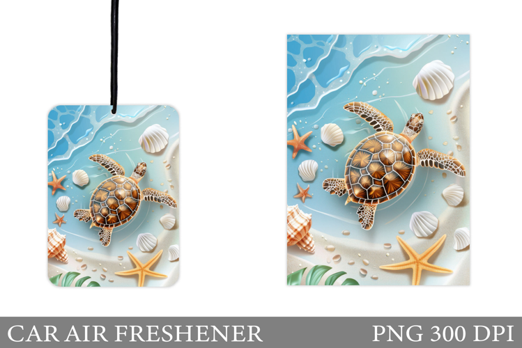 Turtle Car Air Freshener. Sea Car Air Freshener
