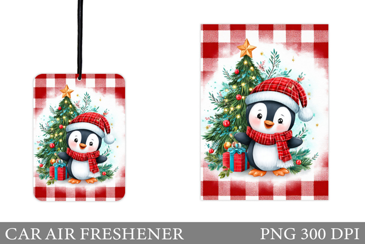 Cute Penguin Car Air Freshener. Christmas Car Air Freshener