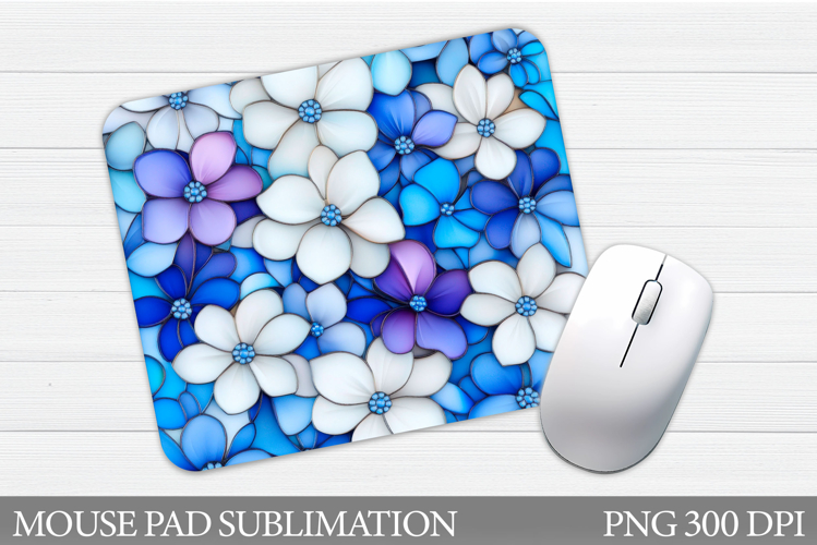 Wildflowers Mouse Pad. Floral Mouse Pad Design