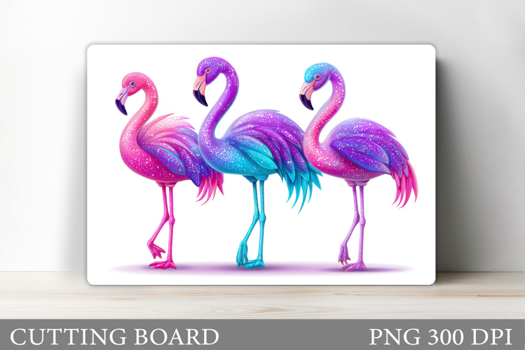 Flamingo Cutting Board Design. Flamingo Sublimation