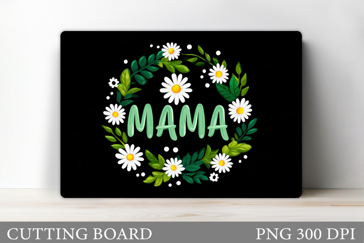 Mother's Day Cutting Board. Floral Cutting Board Sublimation
