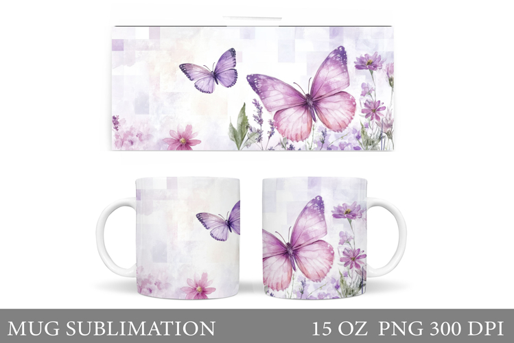 Watercolor Butterfly Clipart Image 24