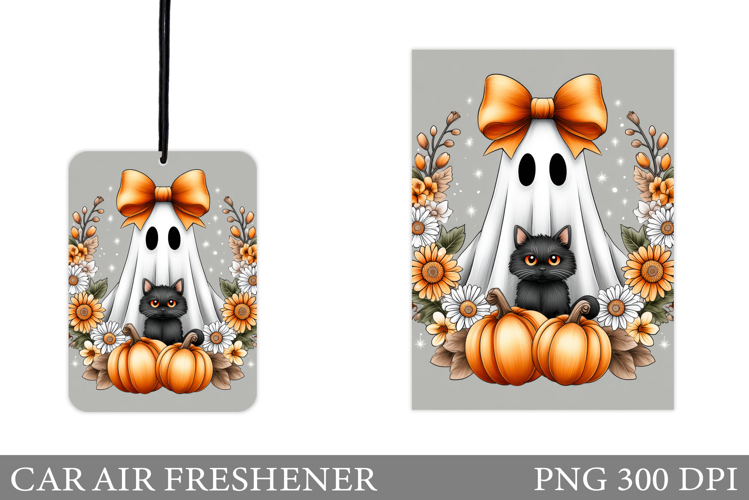 Ghost Car Air Freshener. Halloween Car Air Freshener