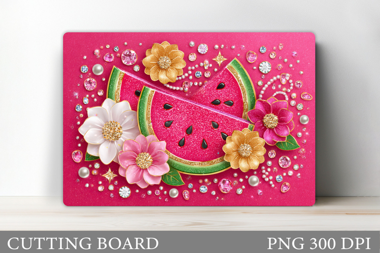 Watermelon Cutting Board. Summer Cutting Board Sublimation