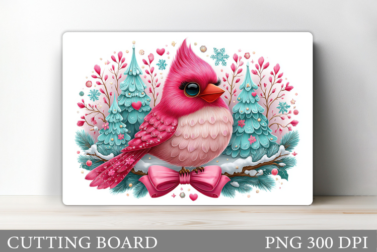 Christmas Bird Cutting Board. Christmas Cutting Board Design