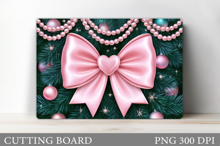 Christmas Cutting Board Design. Christmas Sublimation example image 1