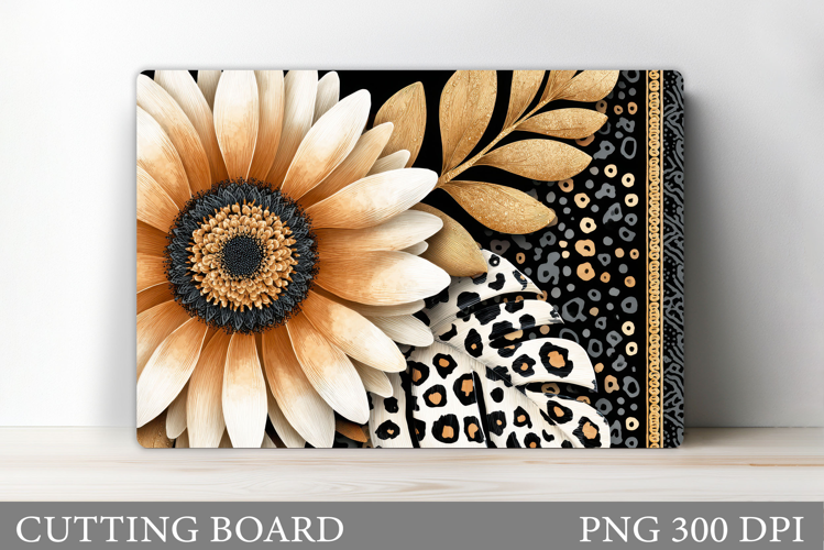 Flowers Cutting Board. Floral Cutting Board Sublimation