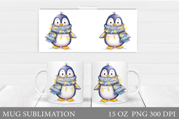 Christmas Penguin Clipart Image 2