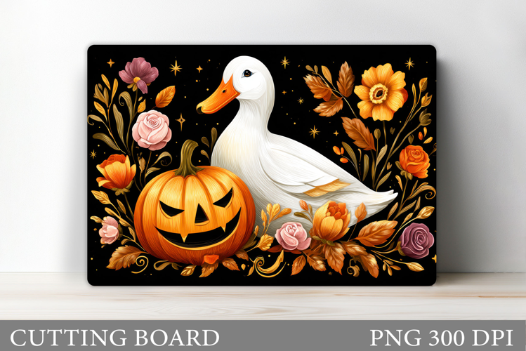 Halloween Goose Cutting Board. Halloween Cutting Board