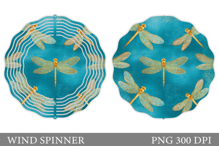Dragonfly Wind Spinner Design. Dragonfly Sublimation