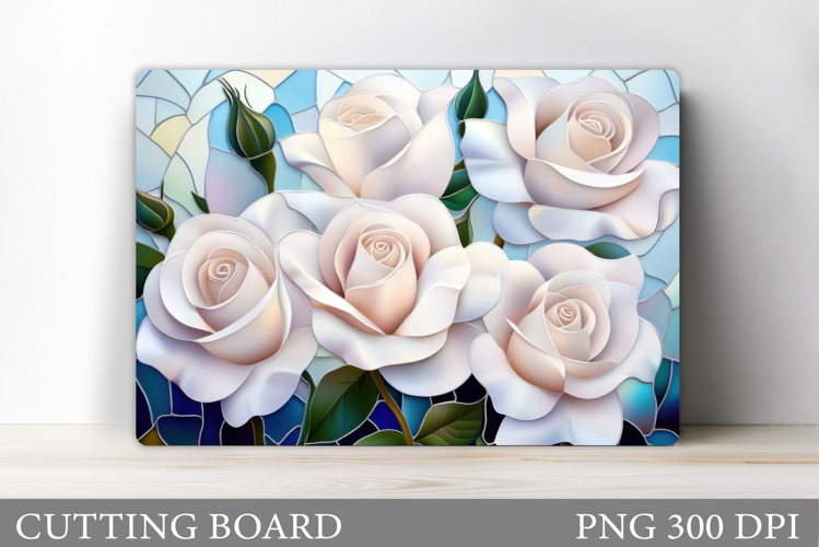 Roses Cutting Board. Flowers Cutting Board Sublimation