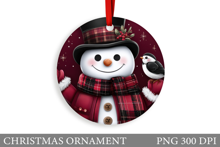 Cute Snowman Clipart Image 9