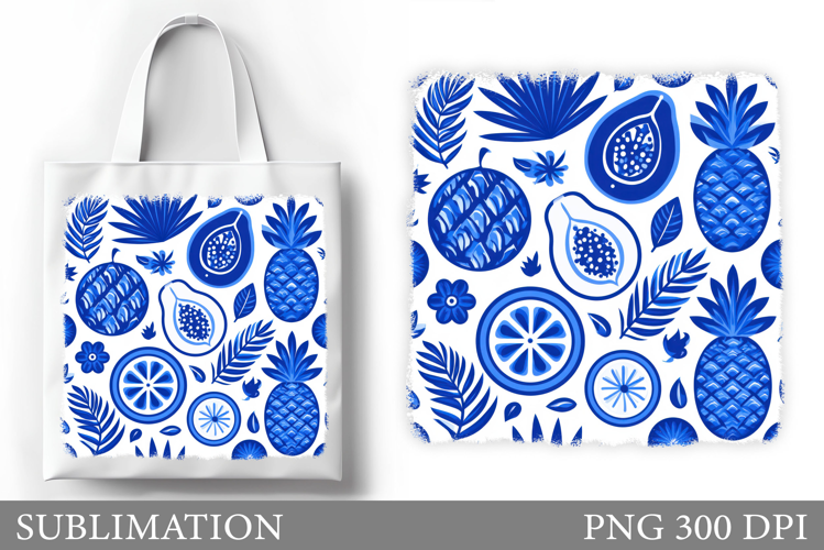 Fruits Tote Bag Design. Tropical Tote Bag Sublimation