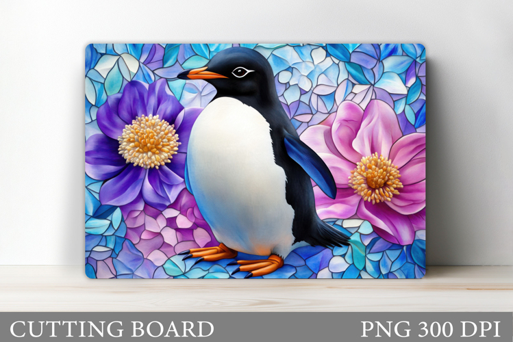 Penguin Cutting Board. Cute Penguin Sublimation