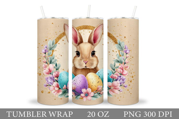 Easter Bunny Tumbler Design. Easter Tumbler Sublimation