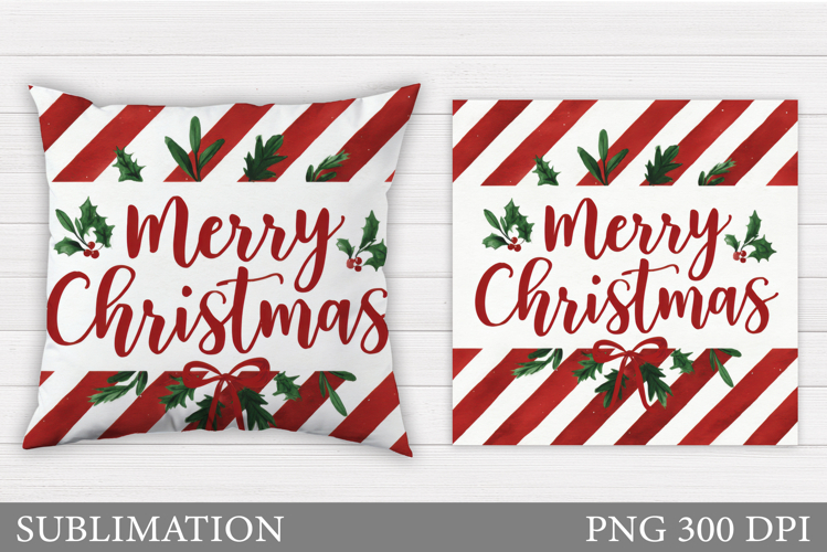 Christmas Pillow Design. Christmas Sublimation