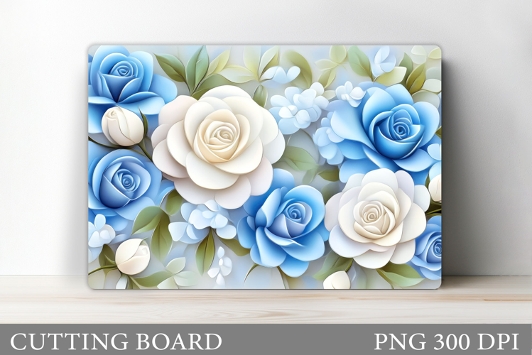 Roses Cutting Board Design. Roses Sublimation