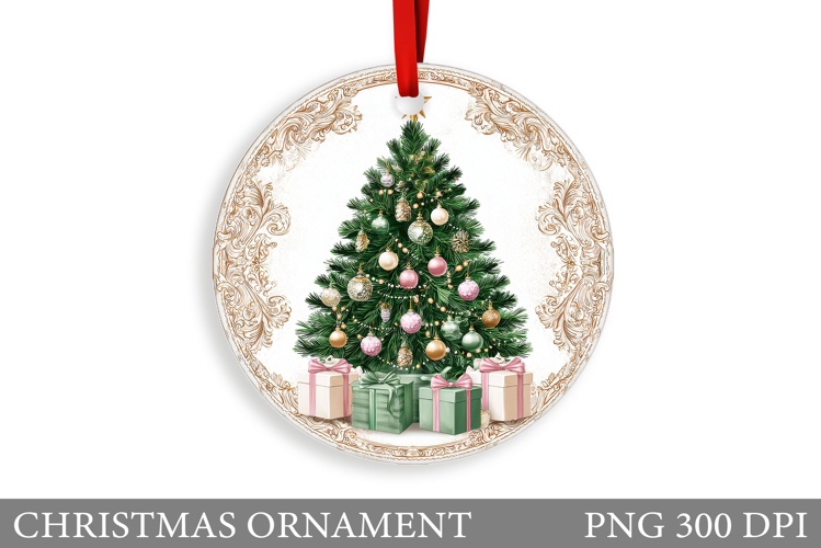Christmas Tree Christmas Ornament. Winter Christmas Ornament