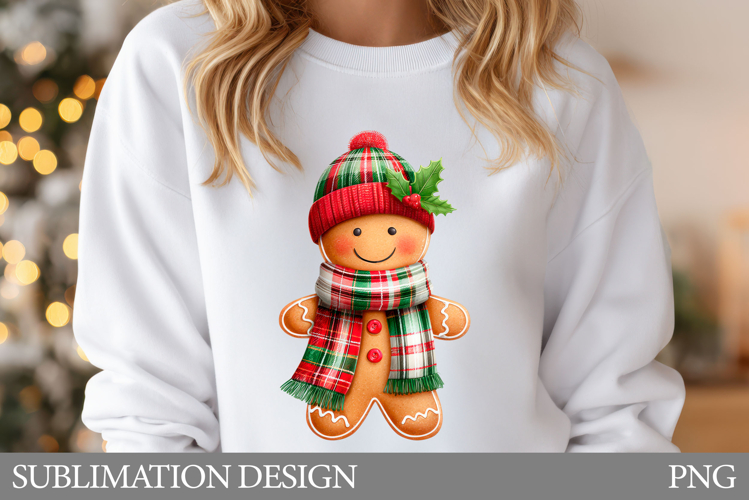Gingerbread Sublimation. Gingerbread T-Shirt Design