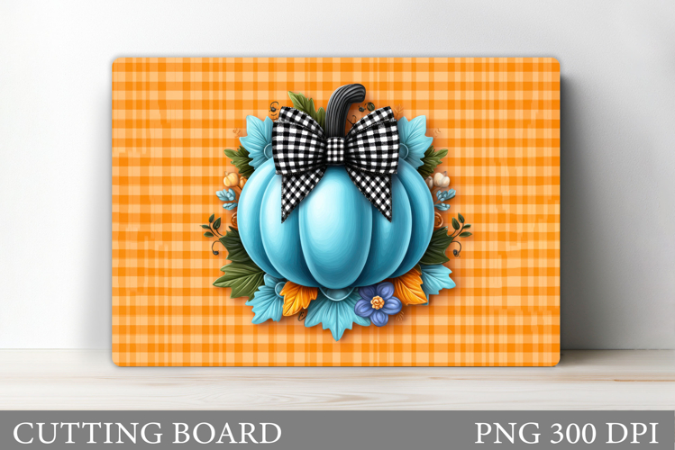 Fall Pumpkin Cutting Board. Fall Kitchen Cutting Board
