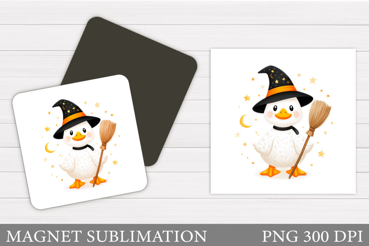 Halloween Goose Magnet. Halloween Magnet Sublimation
