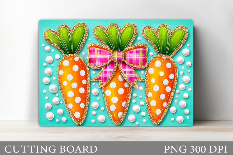 Carrot Cutting Board Design. Carrot Sublimation