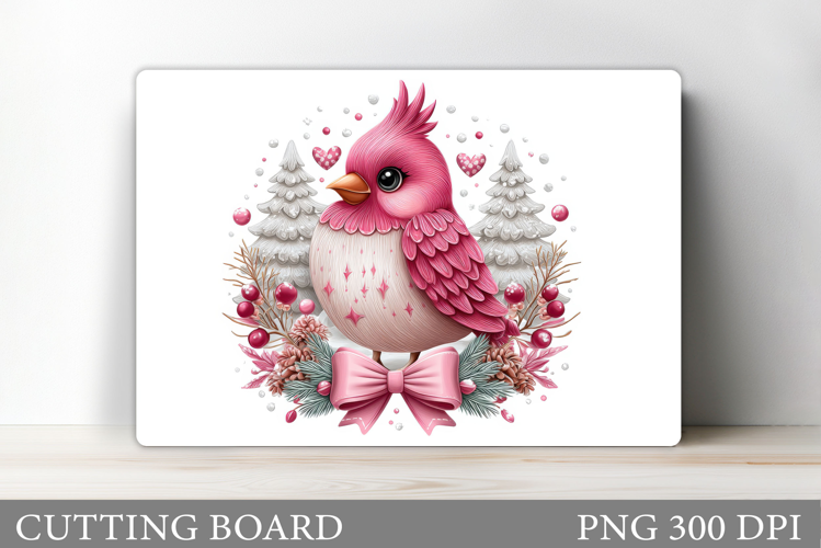 Christmas Bird Cutting Board. Christmas Cutting Board Design