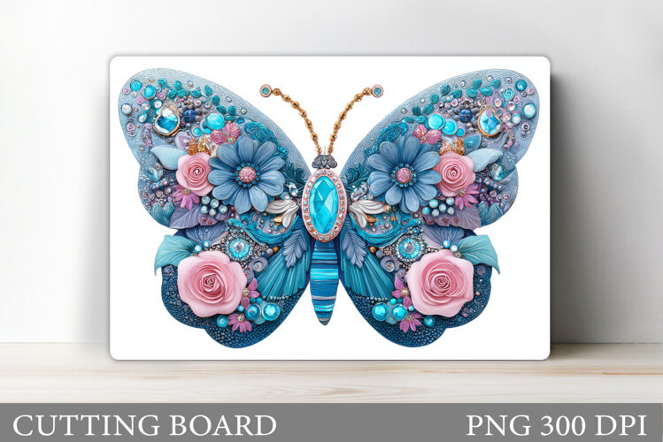 Butterfly Cutting Board. Butterfly Sublimation example image 1