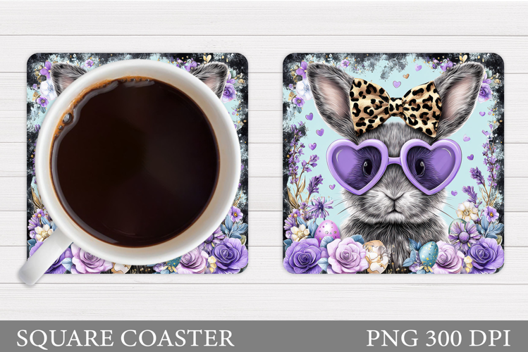 Easter Bunny Coaster. Bunny Easter Coaster Design