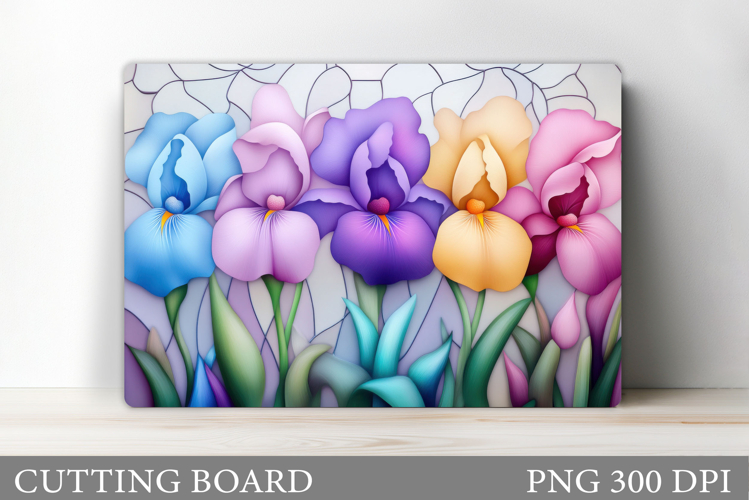 3D Flowers Cutting Board. Flowers Kitchen Cutting Board