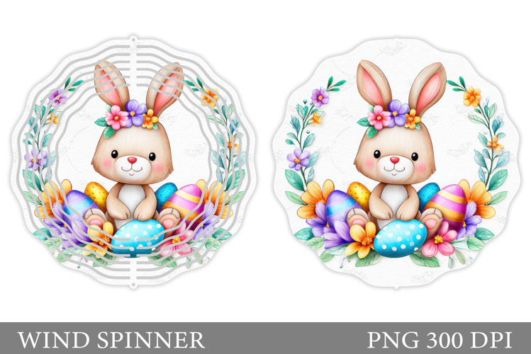 Easter Bunny Wind Spinner. Easter Wind Spinner Design