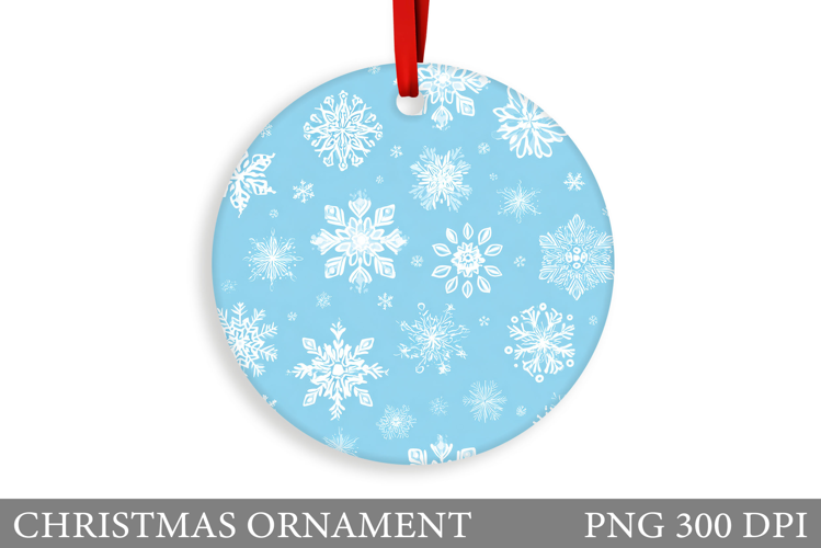 Snowflakes Christmas Ornament. Christmas Ornament Design