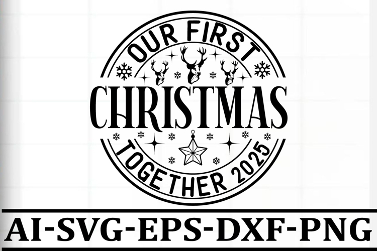Christmas Round sign Svg Design Round Sign SVG quotes