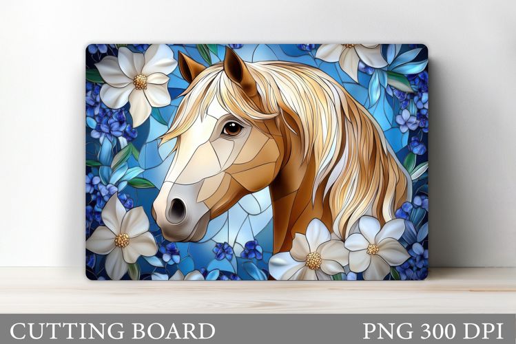 Horse Cutting Board Design. Horse Sublimation