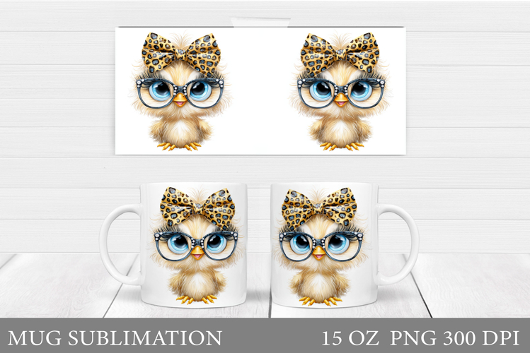 Bird Mug Sublimation. Cute Bird Sublimation