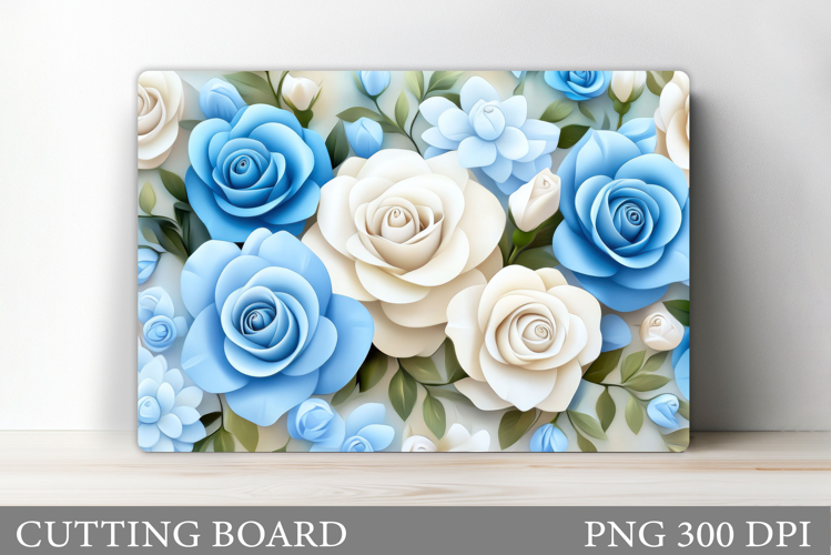 Roses Cutting Board Design. Roses Sublimation