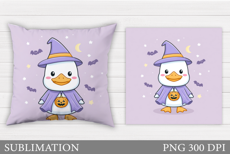 Halloween Goose Pillow Sublimation. Halloween Pillow Design