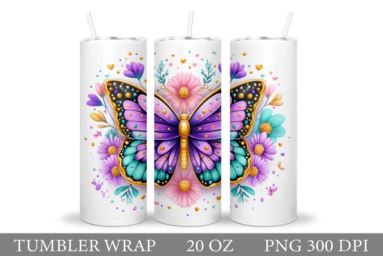 Blue Butterfly Clipart Image 3