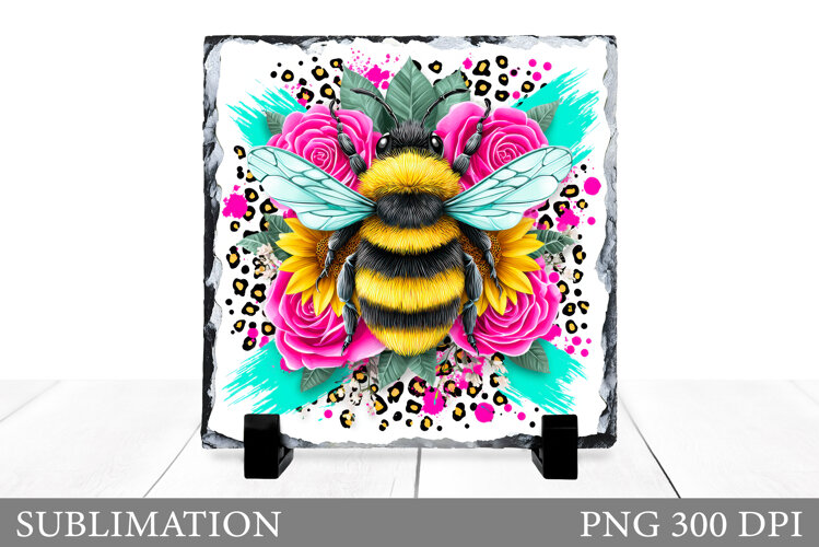 Bee Slate Design. Bee Sublimation example image 1